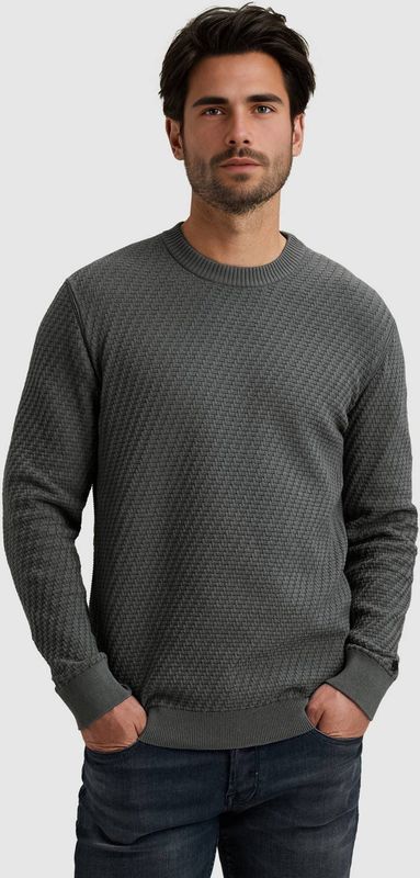 Cast Iron - CKW2509314 - Gebreide Trui - Lichtgewicht Katoenblend - Regular Fit