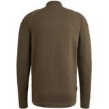 Cast Iron - Trui - Kaki - Ingebreid Patroon - Slim Fit