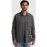 Cast Iron - Casual Overhemd - Blauw - Lange Mouwen - Stippenpatroon