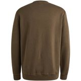 Cast Iron - Sweater - Kaki - Regular Fit - Lange Mouwen