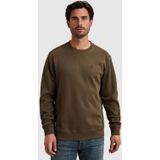 Cast Iron - Sweater - Kaki - Regular Fit - Lange Mouwen