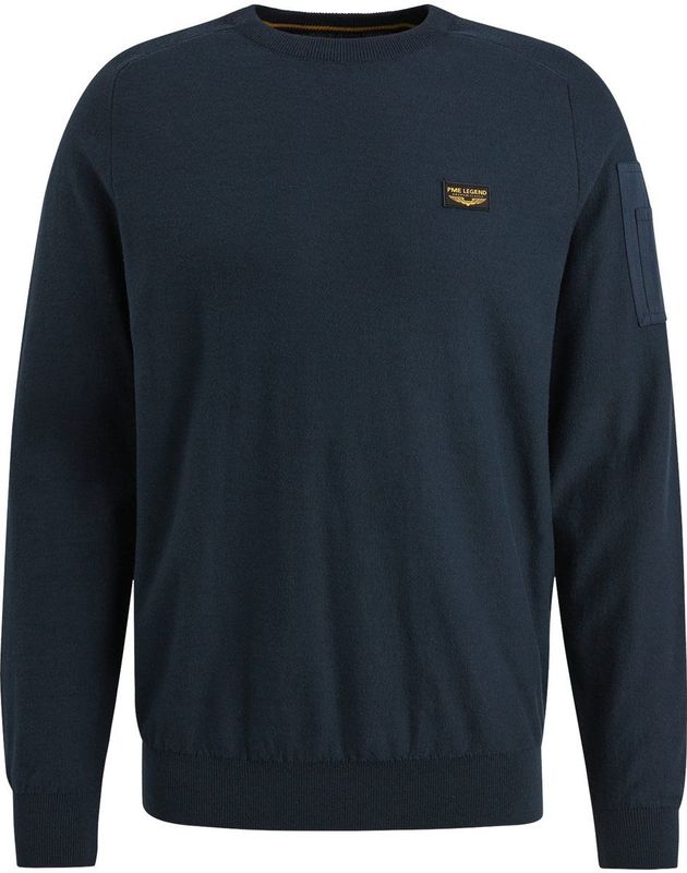 PME Legend - American Classic - Gebreide Trui - Donkerblauw - Regular Fit
