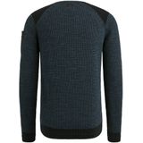 PME Legend - Trui - Ronde Hals - Katoen - Melange Effect