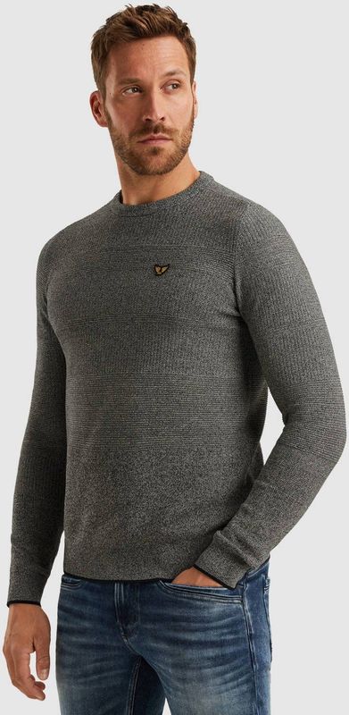 PME Legend - Heren Pull - Grijs - Katoen