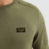 PME Legend - American Classic - Trui - Groen - Regular-fit - Biologisch Katoen