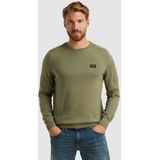 PME Legend - American Classic - Trui - Groen - Regular-fit - Biologisch Katoen