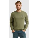 PME Legend - American Classic - Trui - Groen - Regular-fit - Biologisch Katoen