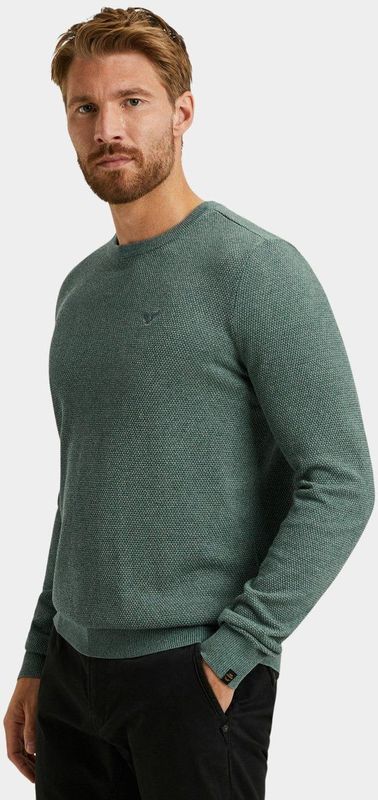 PME Legend Trui blauw (Maat: S) - Halslijn: Ronde hals,