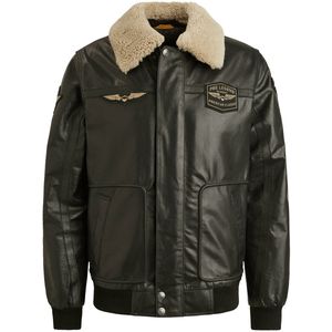 PME Legend - Hudson - Leren Jas - Buffelleer - Afneembare Kraag met Schapenbont