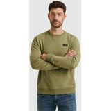 PME Legend - American Classic Sweater - Groen - Regular-fit - Katoen en Stretch