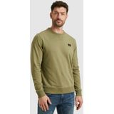 PME Legend - American Classic Sweater - Groen - Regular-fit - Katoen en Stretch