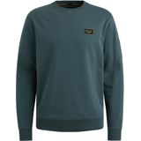 PME Legend - American Classic Sweater - Donkergroen - Regular-fit - Katoen en Stretch