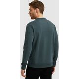 PME Legend - American Classic Sweater - Donkergroen - Regular-fit - Katoen en Stretch