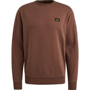 PME Legend - American Classic - Sweater - Bruin - Regular-fit - Katoen en Stretch
