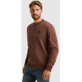 PME Legend - American Classic - Sweater - Bruin - Regular-fit - Katoen en Stretch