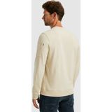 PME Legend - American Classic Sweater - Ecru - Regular-fit - Katoen en Stretch
