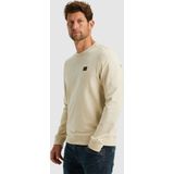 PME Legend - American Classic Sweater - Ecru - Regular-fit - Katoen en Stretch