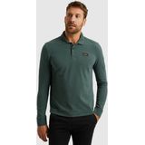 PME Legend - American Cla - Lange Mouw Polo - Blauw