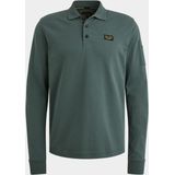 PME Legend - American Cla - Lange Mouw Polo - Blauw