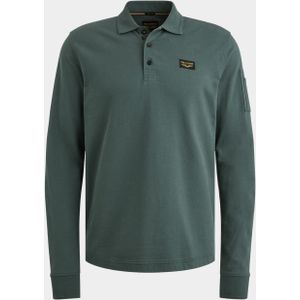 PME Legend - American Cla - Lange Mouw Polo - Blauw