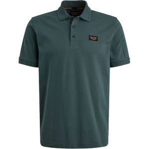 PME Legend - American Classic Poloshirt - Groen - Regular-fit - Katoen en Stretch