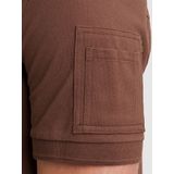 PME Legend - American Classic - Poloshirt - Bruin - Regular-fit - Katoen en Stretch