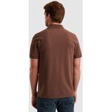 PME Legend - American Classic - Poloshirt - Bruin - Regular-fit - Katoen en Stretch