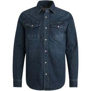 PME Legend - Denim Shirt - Met Drukknopen