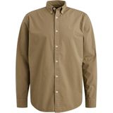 PME Legend - American Classic - Overhemd - Bruin - Regular-fit - Katoen en Stretch