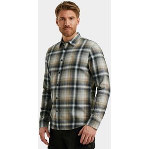 PME Legend - LONG SLEEVE SHIRT - Blauw - Twill Check - Heren Hemd