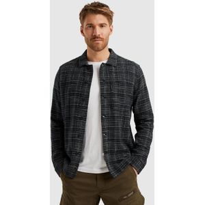 PME Legend - Overshirt - Blauw - Klassiek Geruit Patroon - Lange Mouwen