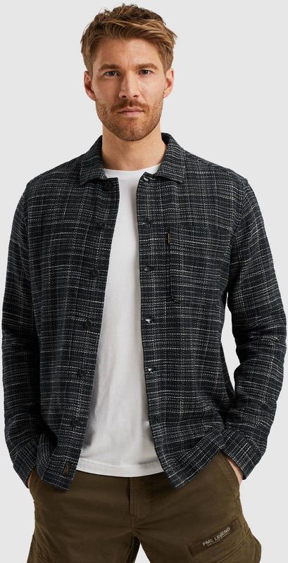PME Legend - Overshirt - Blauw - Klassiek Geruit Patroon - Lange Mouwen