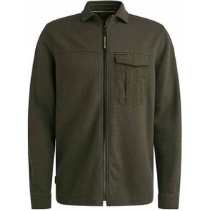 PME Legend - Overshirt - Grijs - Textuur Mix - Katoen en Polyester