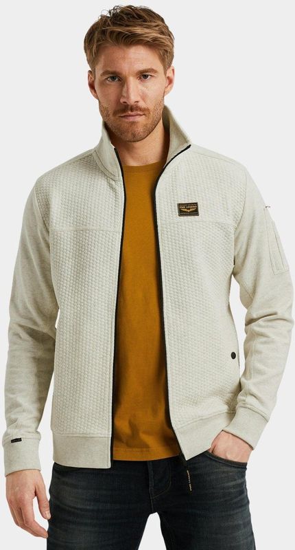 PME Legend - PSW2508436/910 - Vest - Beige - Jacquard Interlock