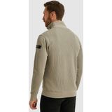 PME Legend - Trui - Katoenen Ribjersey - Halve Rits