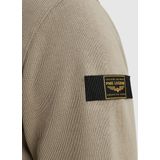 PME Legend - PSW2509457/8011 - Trui - Groen - Half Zip Collar Knit Look