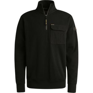 PME Legend - PSW2509457 - Half Zip Trui - Zwart - Regular Fit
