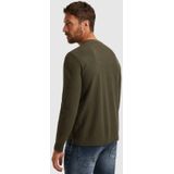 PME Legend - T-shirt - Lange Mouwen - 100% Katoen - Piquè Structuur