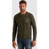 PME Legend - T-shirt - Lange Mouwen - 100% Katoen - Piquè Structuur