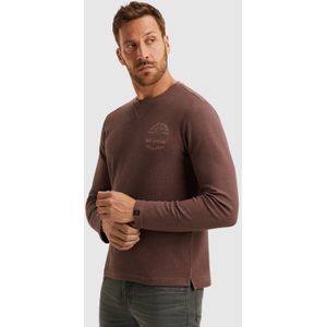 PME Legend - T-shirt - Lange Mouwen - 100% Katoen - Piquè Structuur
