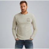 PME Legend - T-shirt - Lange Mouwen - 100% Katoen - Piquè Structuur