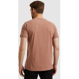 PME Legend - American Classic T-Shirt - Roze - Katoen en Stretch - Regular-fit