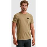 PME Legend - American Classic T-Shirt - Beige - Katoen en Stretch - Regular-fit
