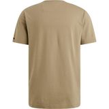 PME Legend - American Classic T-Shirt - Beige - Regular-fit - Katoen en Stretch