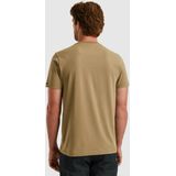 PME Legend - American Classic T-Shirt - Beige - Katoen en Stretch - Regular-fit
