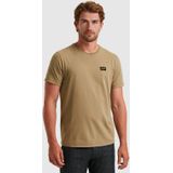PME Legend - American Classic T-Shirt - Beige - Katoen en Stretch - Regular-fit