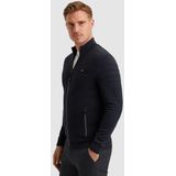 Vanguard Heren vest blauw (Maat: S) - Effen - Halslijn: Opstaande kraag,