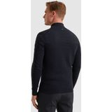 Vanguard Heren vest blauw (Maat: S) - Effen - Halslijn: Opstaande kraag,