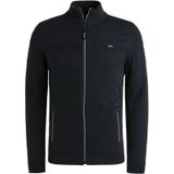 Vanguard Heren vest blauw (Maat: S) - Effen - Halslijn: Opstaande kraag,