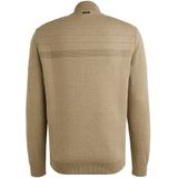 Vanguard - Vest - Lichtbruin - Ingebreid Patroon - Lange Mouwen